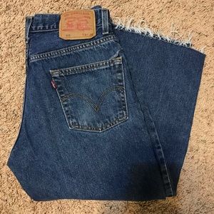 VINTAGE LEVIS 550 CROP STRAIGHT LEG JEAN